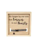 Evergreen 8" Wood Pet Memorial Tabletop Sign with Collar