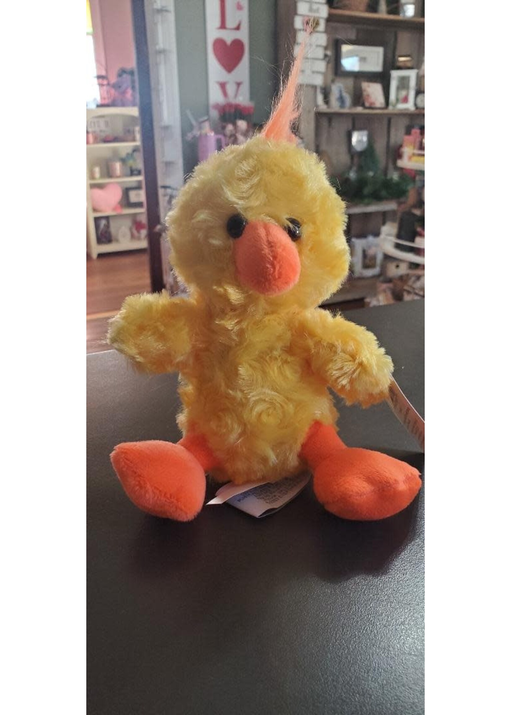 Evergreen 6" Bean Bag Plush Chick with Chirping Sound