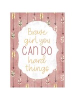 Carson "Brave Girl" Trendy Greeting Card