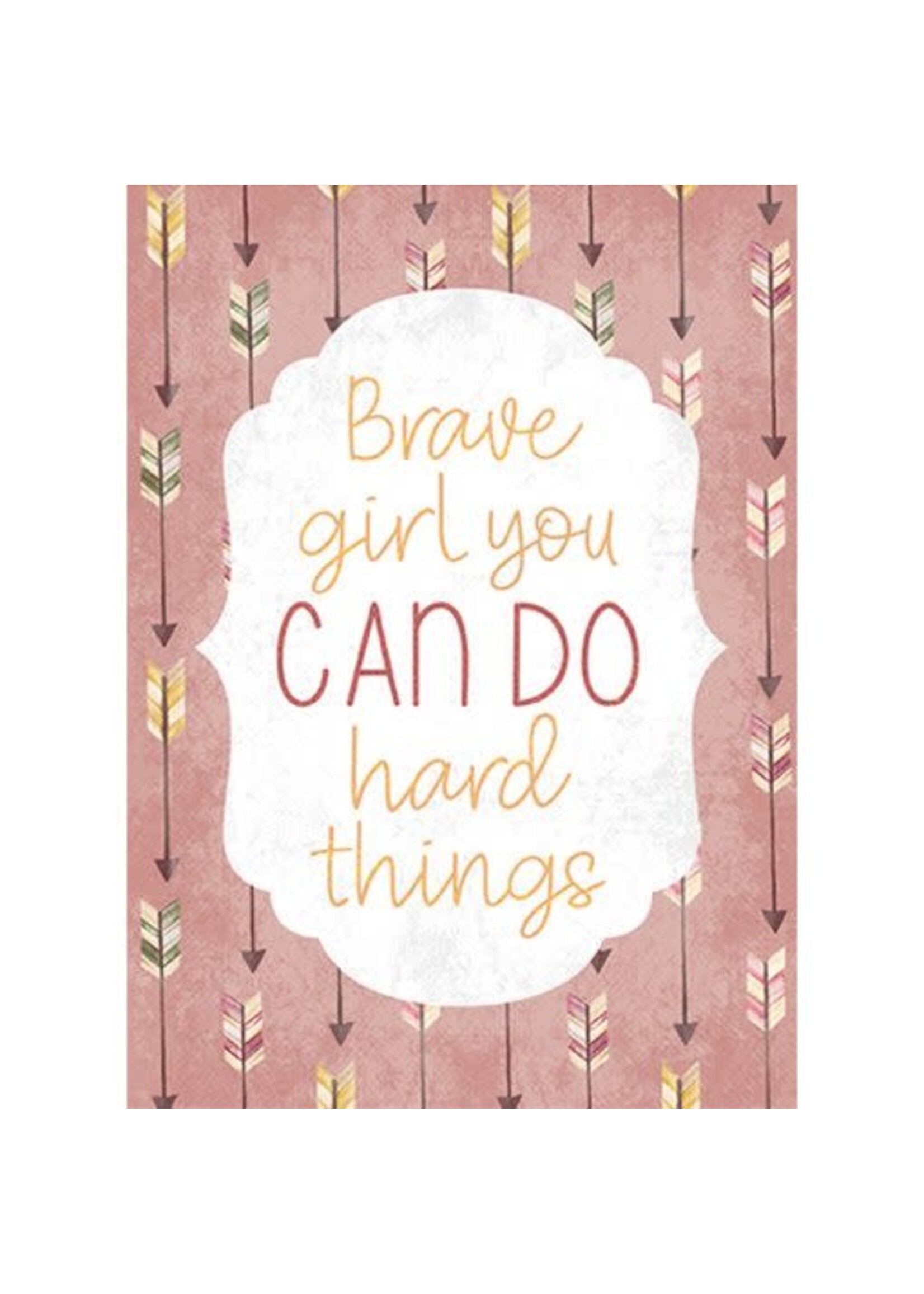 Carson "Brave Girl" Trendy Greeting Card