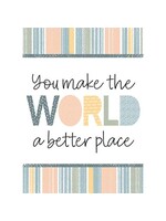 Carson "Make The World" Trendy Greeting Card