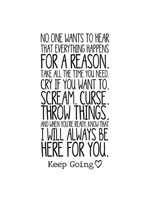 Carson Keep Going Collection "Here For You" Greeting Card