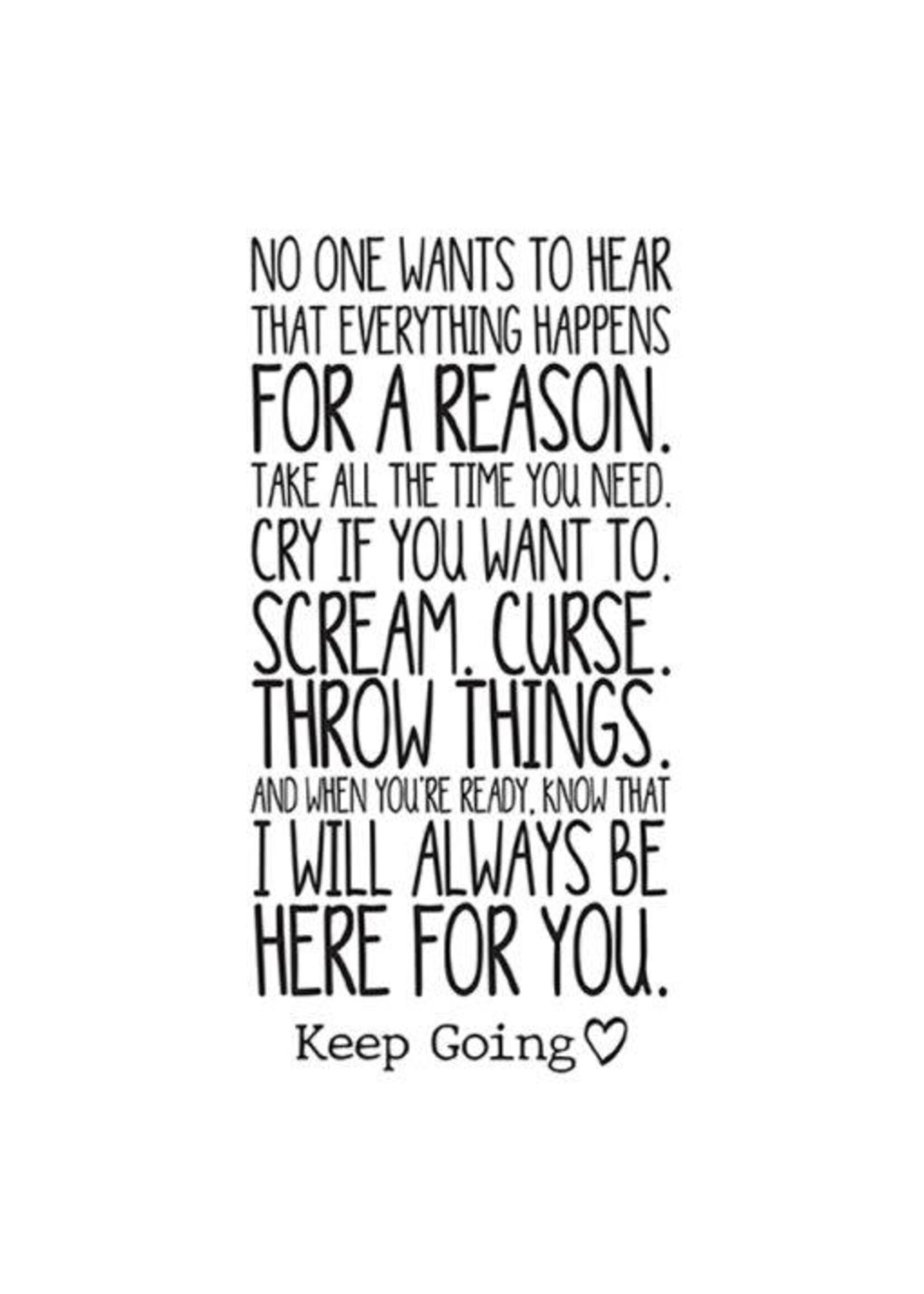 Carson Keep Going Collection "Here For You" Greeting Card
