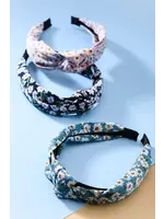 Faire Floral Print Knotted Headband