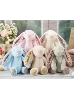 Totally Blanks Floral Plush Bunny 10 "