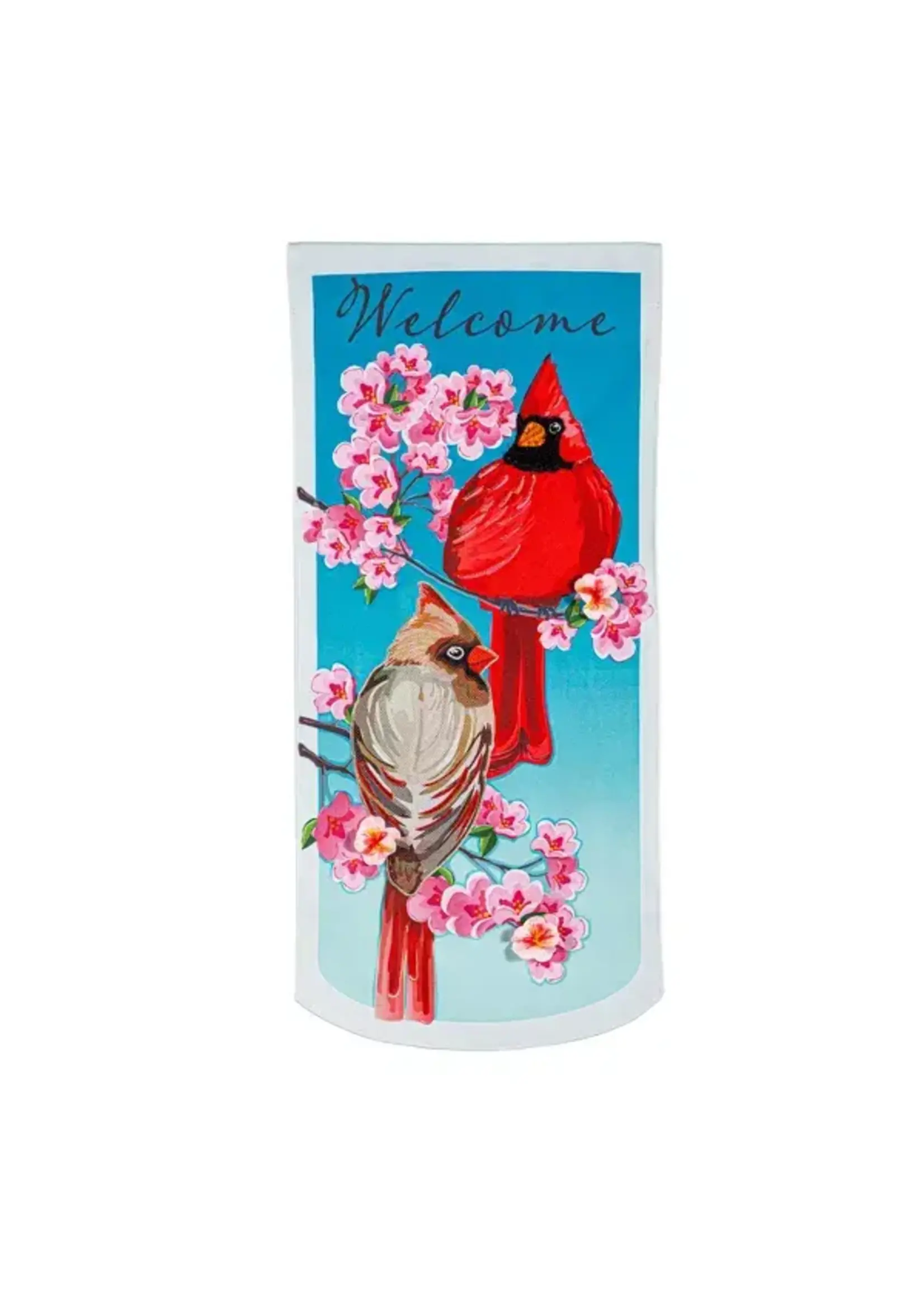 Evergreen Cardinal Pair Everlasting ImpressionsTextile Decor