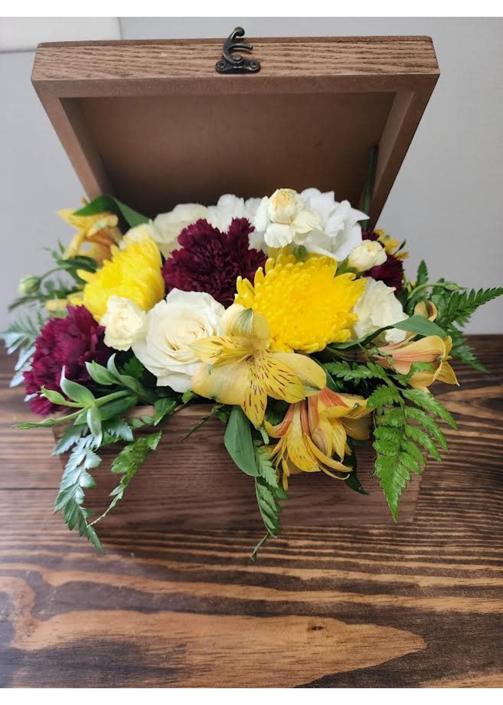 Add Fresh Flowers to Memory Boxes (Box Sold Separately)