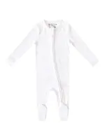 Copper Pearl Copper Pearl Zip Up Footie Pajama Dove