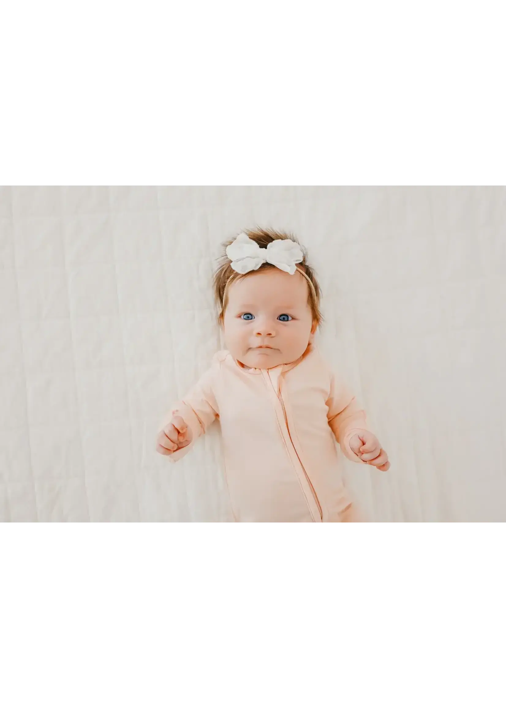 Copper Pearl Copper Pearl Zip Up Footie Pajama
