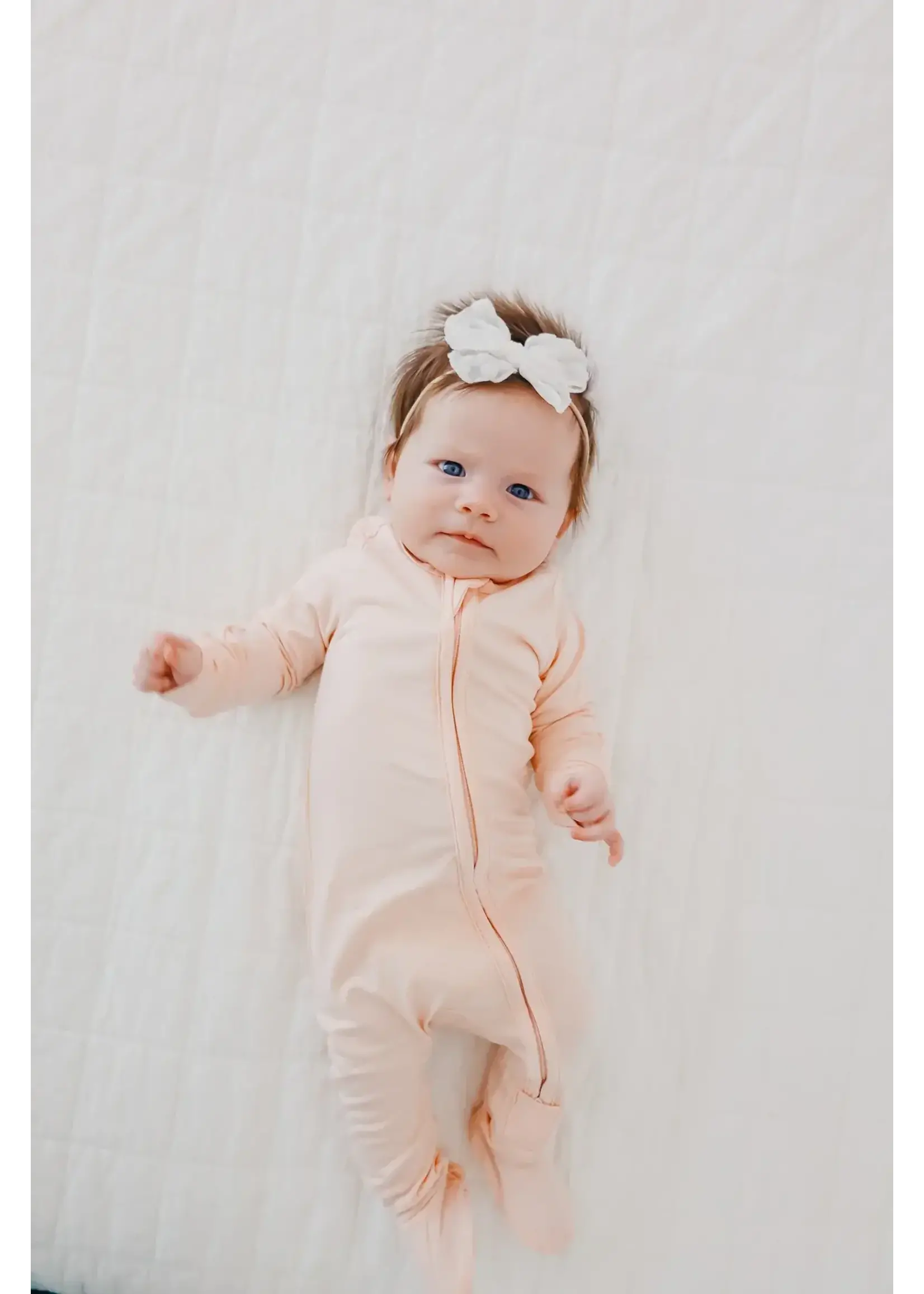 Copper Pearl Copper Pearl Zip Up Footie Pajama