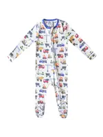 Copper Pearl Copper Pearl Zip Up Footie Pajama Diesel