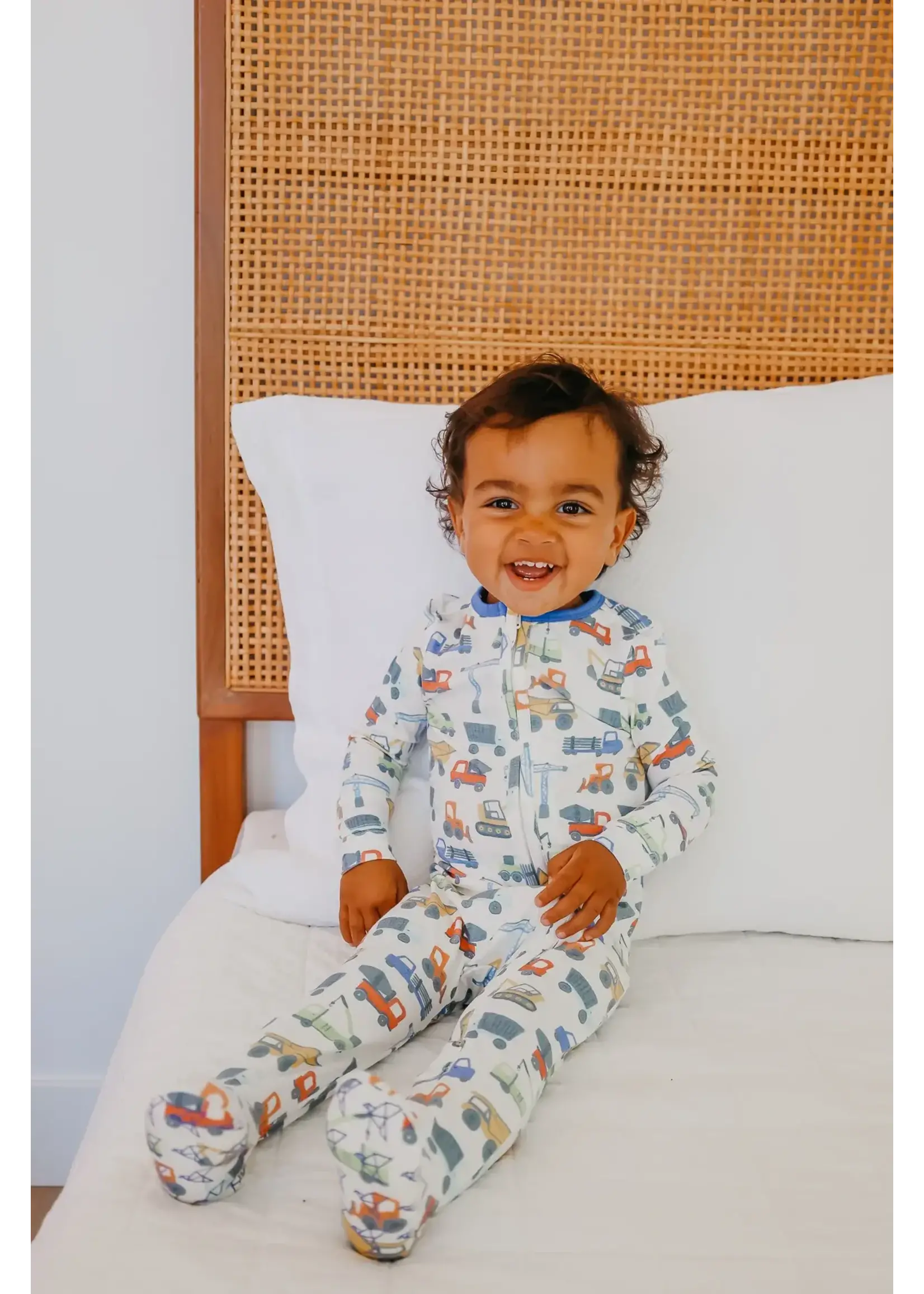 Copper Pearl Copper Pearl Zip Up Footie Pajama Diesel
