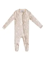 Copper Pearl Copper Pearl Zip Up Footie Pajama