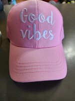 C.C. Beanie Good Vibes Embroidered CC Ball Cap