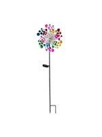 Evergreen Solar Fiber Optic Color Pop Wind Spinner