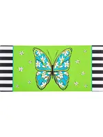 Evergreen Floral Butterfly Welcome Switch Mat
