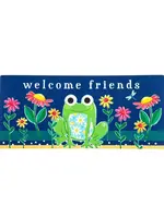 Evergreen Welcome Friends Frog Switch Mat