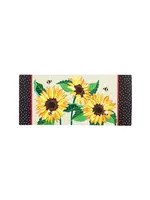 Evergreen Sunflowers And Daisies Sassafras Switch Mat
