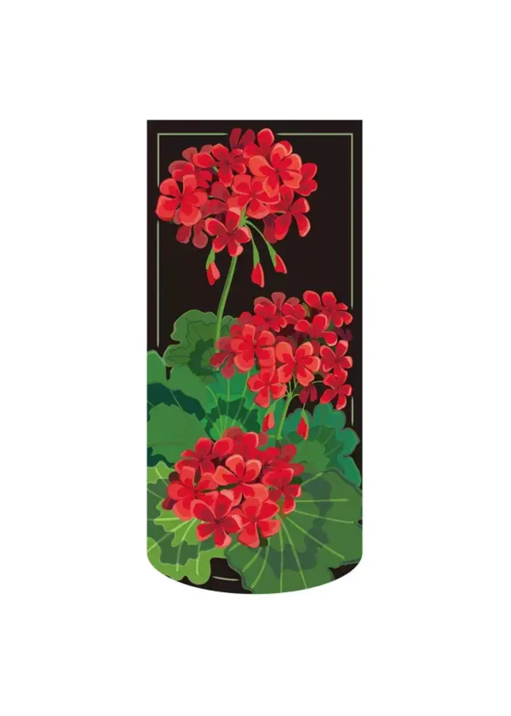 Evergreen Geranium Welcome Estate Garden Flag
