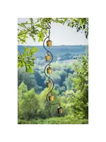 Evergreen 6 Bell Metal Hanging Garland