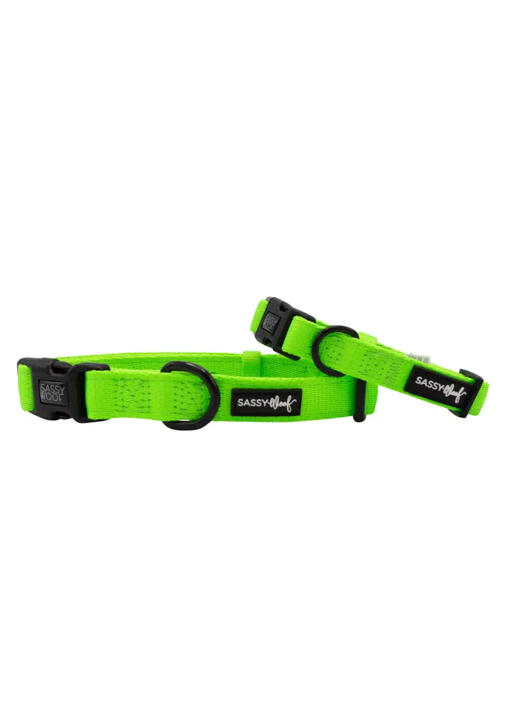 Sassy Woof Sassy Woof DOG COLLAR - NEON GREEN