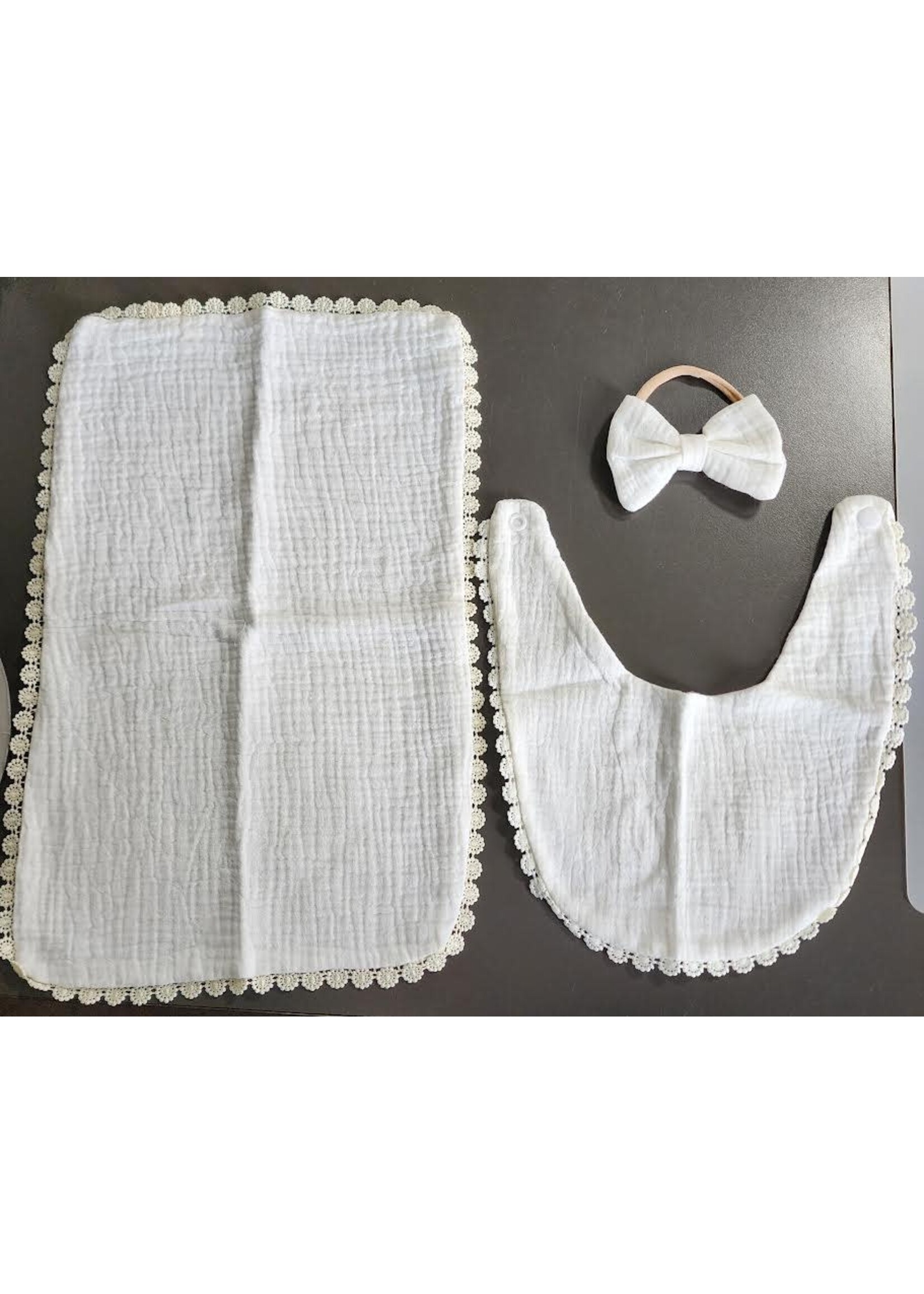 Baby Blanks by Stephanie Muslin 3 pc set