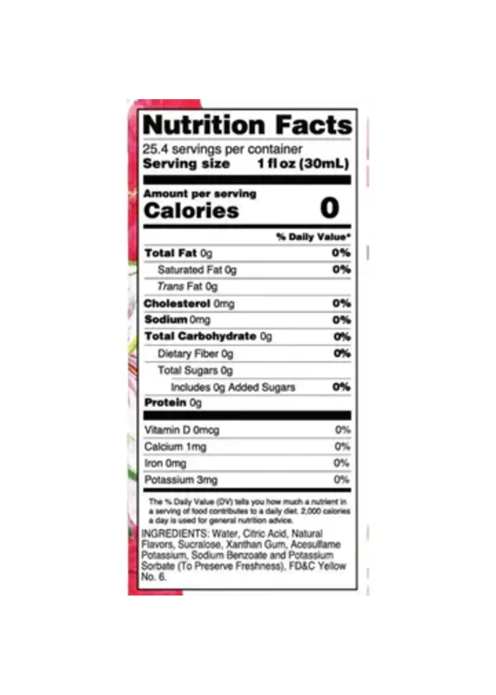 Jordan Skinny Mixes Skinny Mixes Sugar Free Hibiscus Passion Fruit Syrup