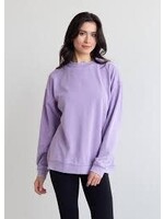 Chicka-d Campus Crew Sweatshirt Lilac