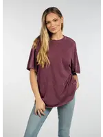 Chicka-d The Band Tee Merlot