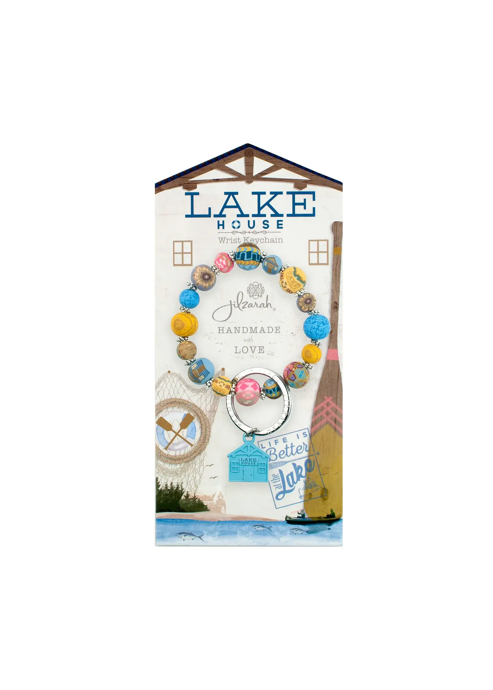 Jilzarah Jilzarah Lake House Wrist Keychain