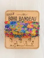 Natural Life Natural Life Half Boho Bandeau® Headband - Folk Flower Patchwork