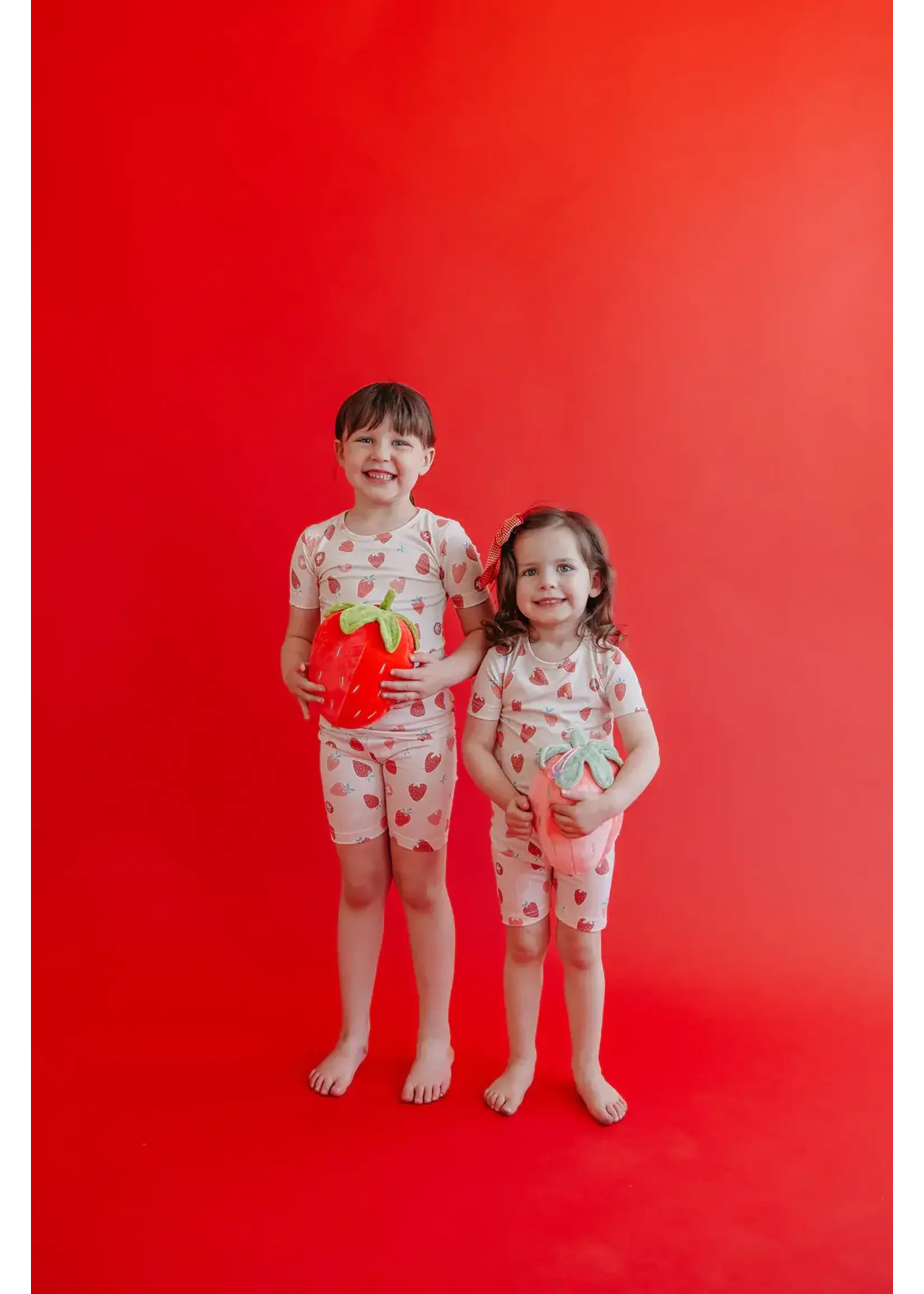 Copper Pearl Copper Pearl 2pc Short Sleeve Pajama Set Strawberry