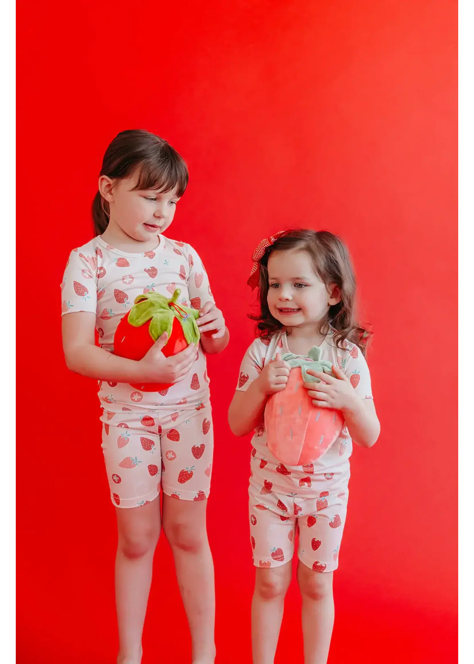 Copper Pearl Copper Pearl 2pc Short Sleeve Pajama Set Strawberry
