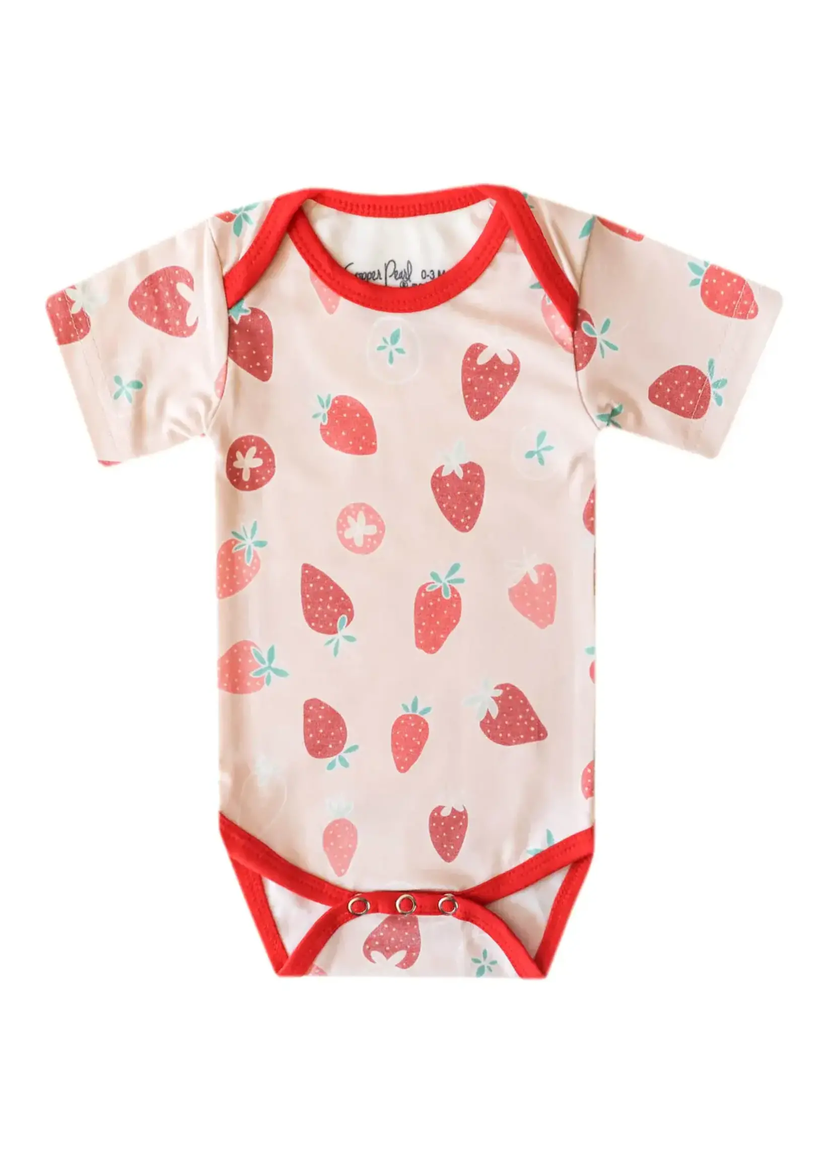 Copper Pearl Copper Pearl Short Sleeve Body Suit Strawberry