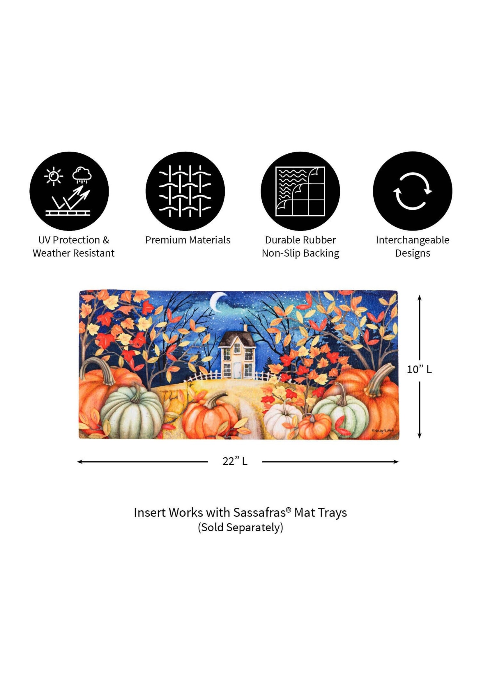 Evergreen Alive in Fall Sassafras Switch Mat