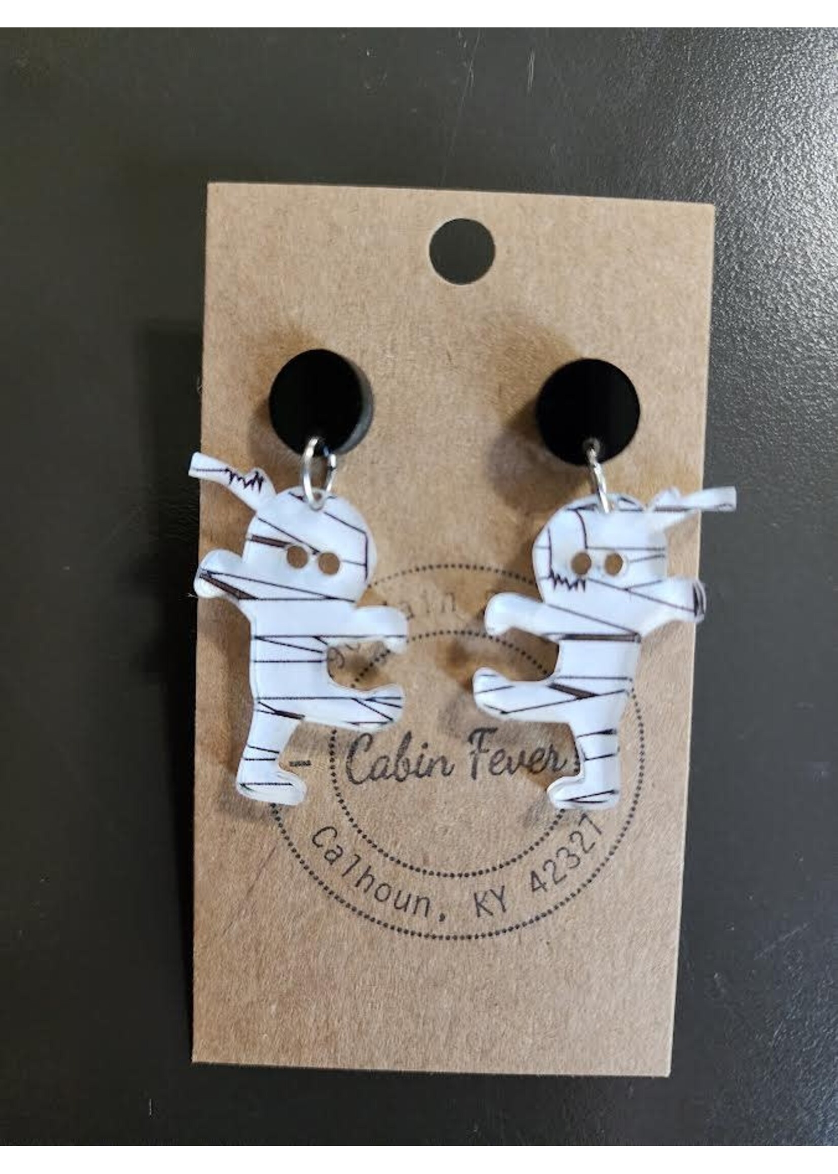 Flirty Girl Designs Mummy Dangle Earring