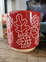 Evergreen 4" Ceramic Harvest Cachepot