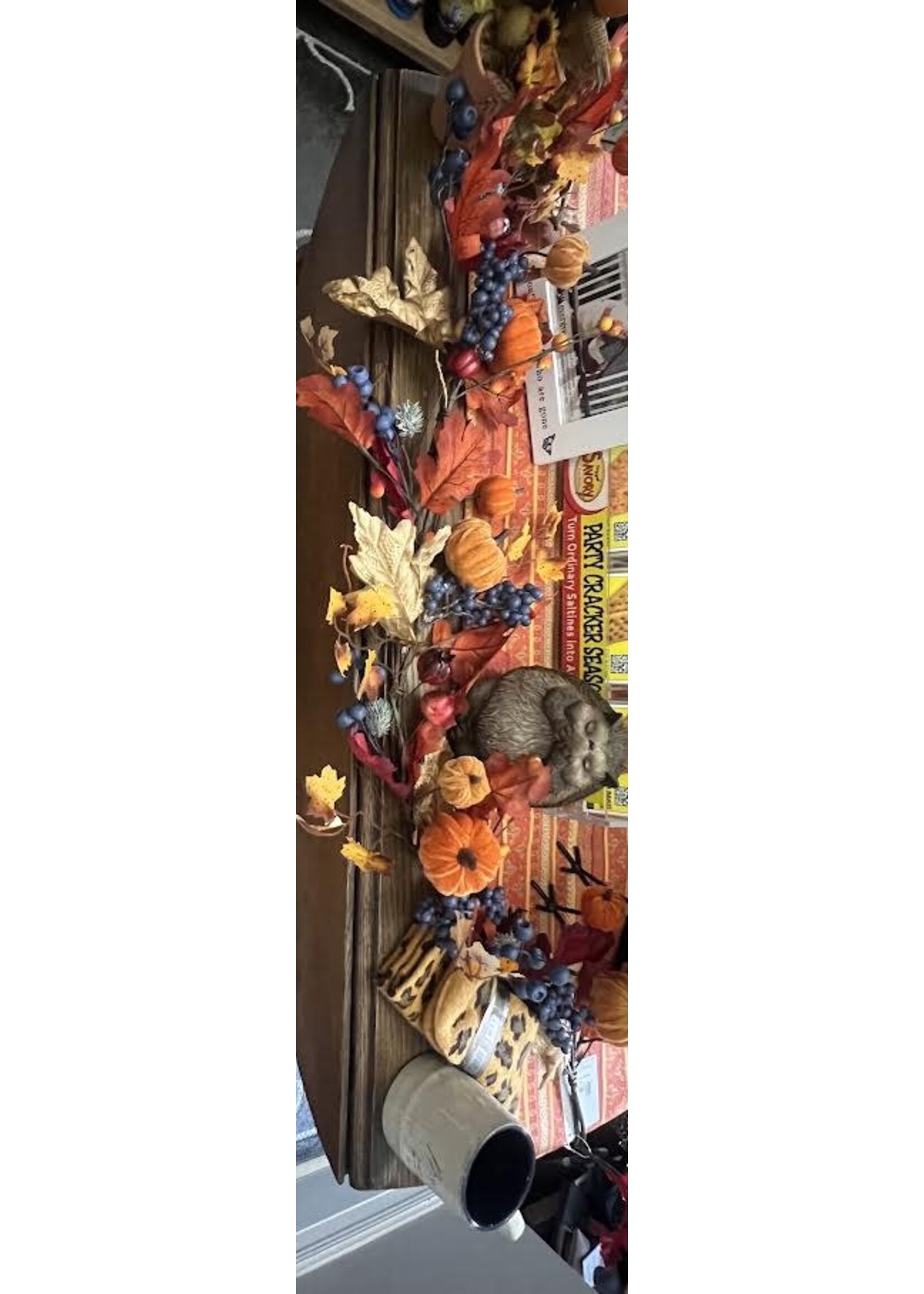 Evergreen Harvest Pumpkin Garland