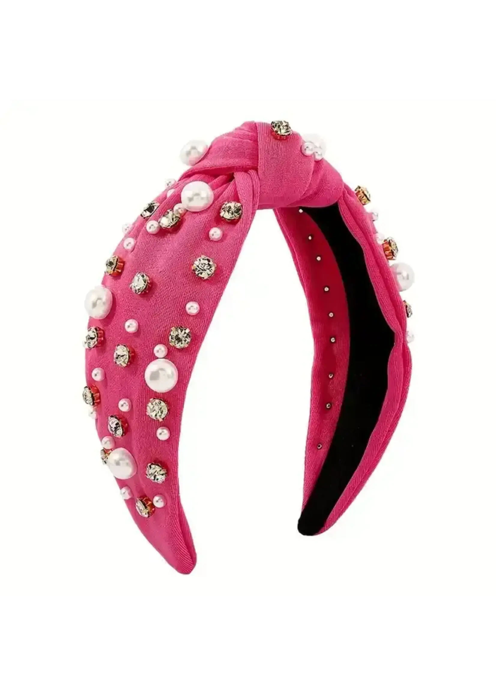 The Wildflower Company Pearl & Rhinestone Embellished Headband