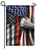 Carson Back the Red Garden Flag