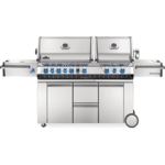 Napoleon Prestige PRO™ 825 Natural Gas Grill with Power Side Burner and Infrared Rear & Bottom Burners, Stainless Steel