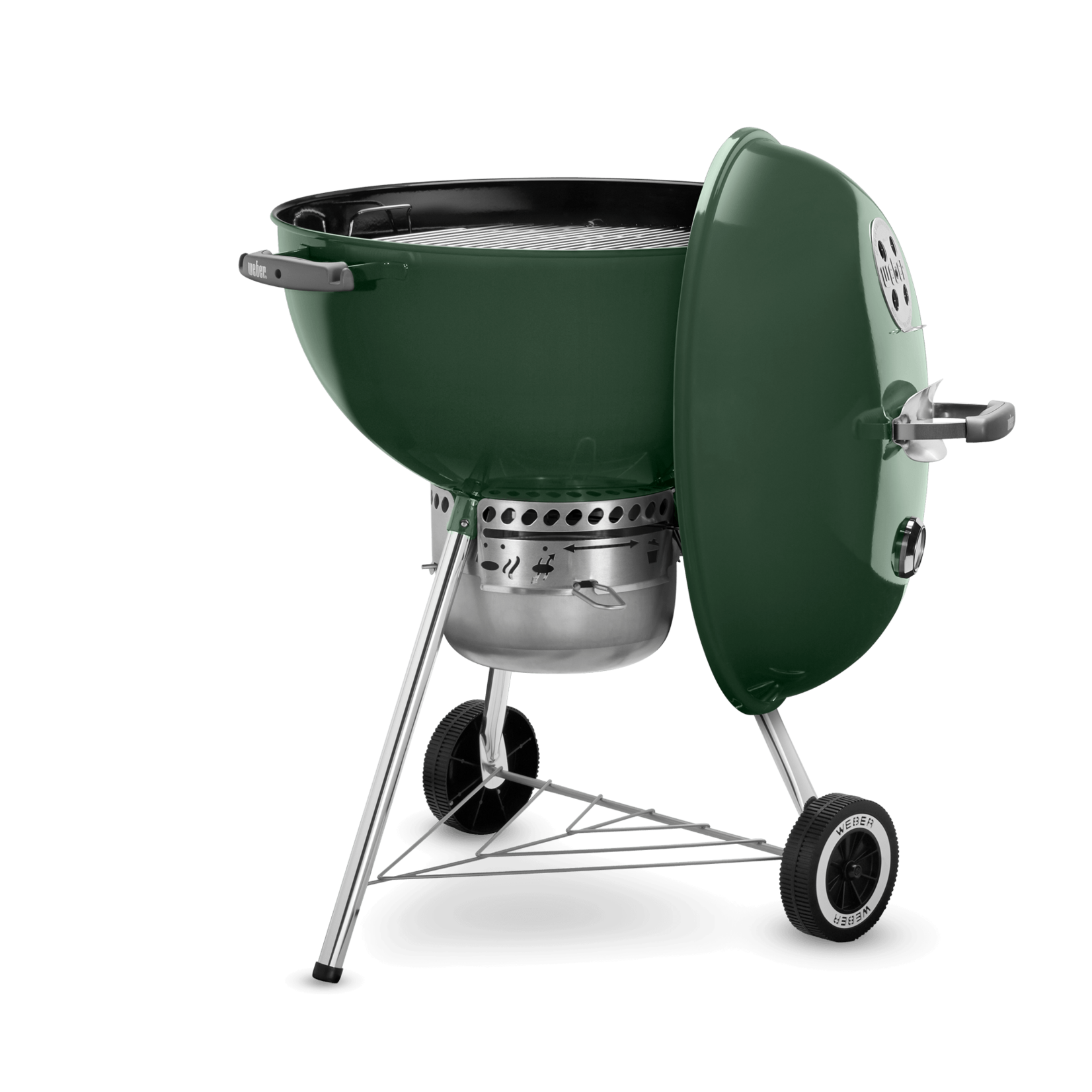 Weber Original Kettle Premium 22" Charcoal Grill, Green