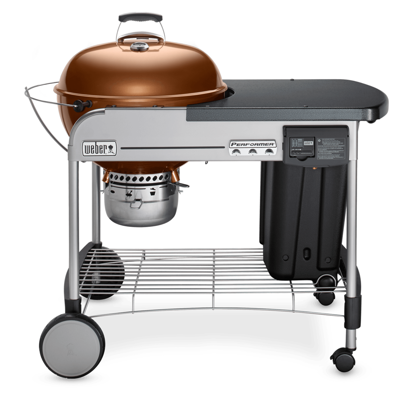Weber Performer Deluxe 22" Charcoal Grill, Copper
