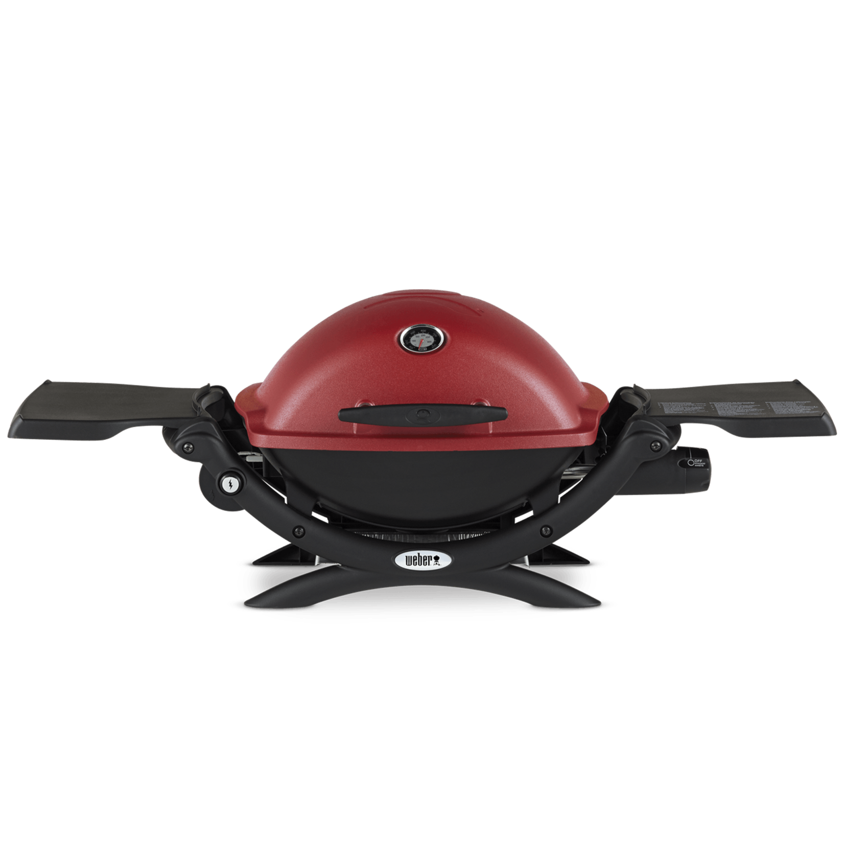 Weber Q 1200 Gas Grill LP Red