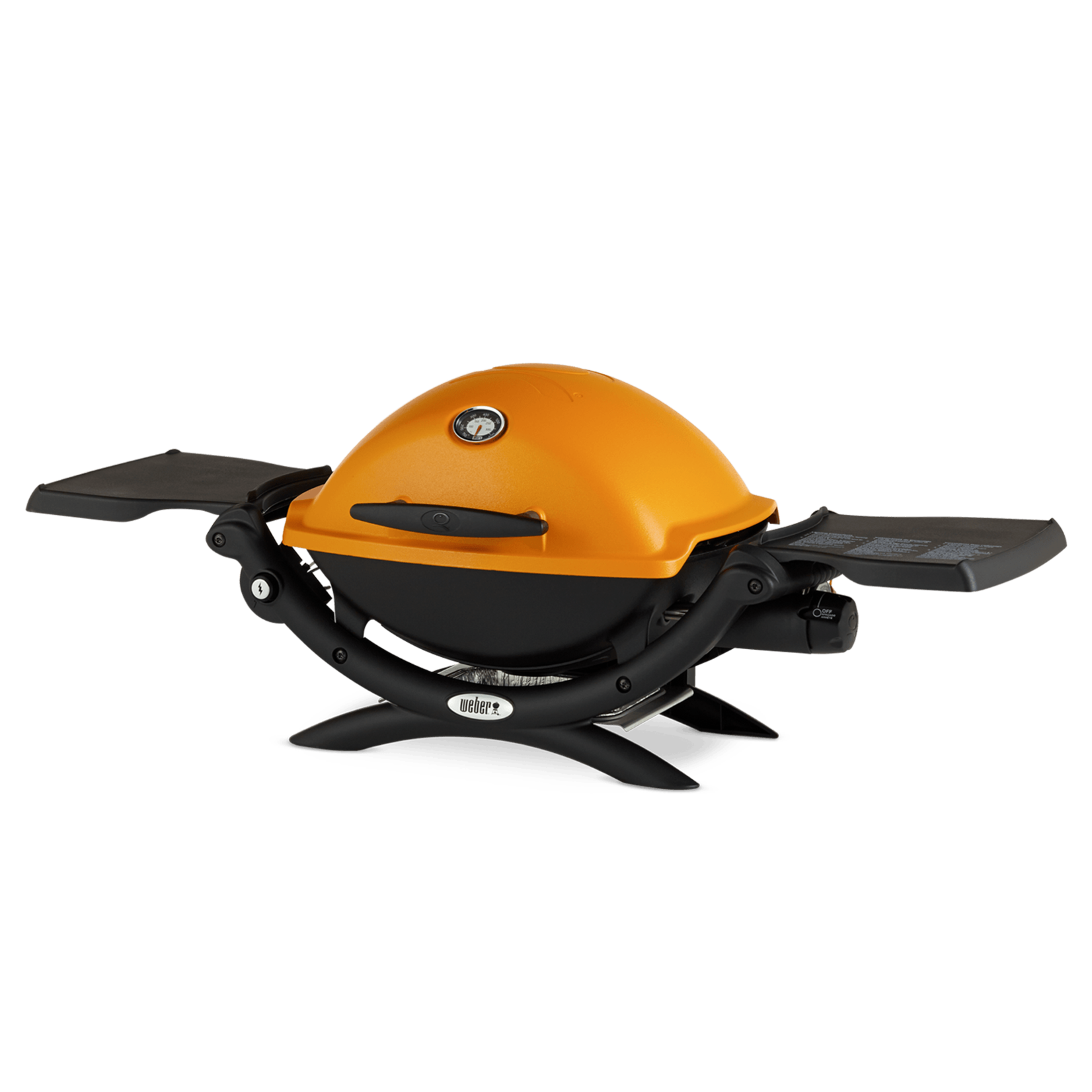 Weber Q 1200 Gas Grill LP Orange