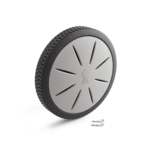 Weber WHEEL 8" BLK W/SILVERETTE INSERT '14