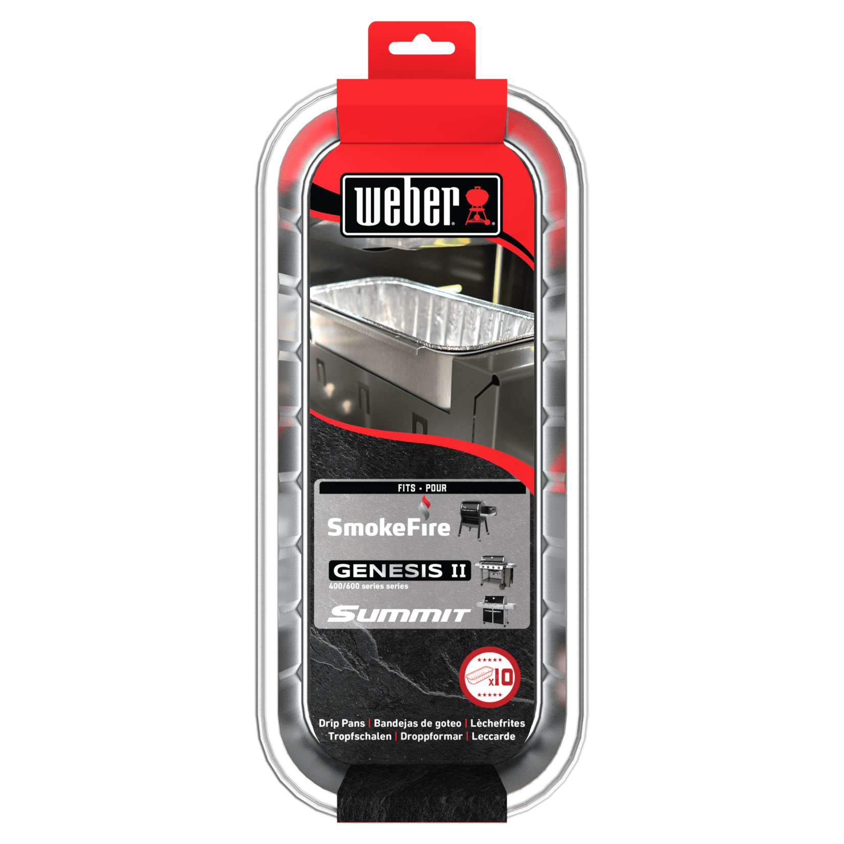 Weber Drip Pans 10/pack { BIN WE2 - 2 }