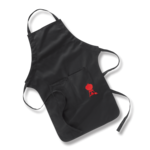 Weber Apron Black W Red Kettle (6) ( BIN WE2 - 2 }