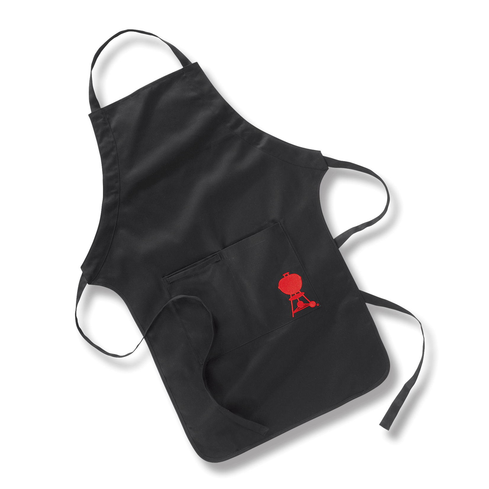 Weber Apron Black W Red Kettle (6) ( BIN WE2 - 2 }