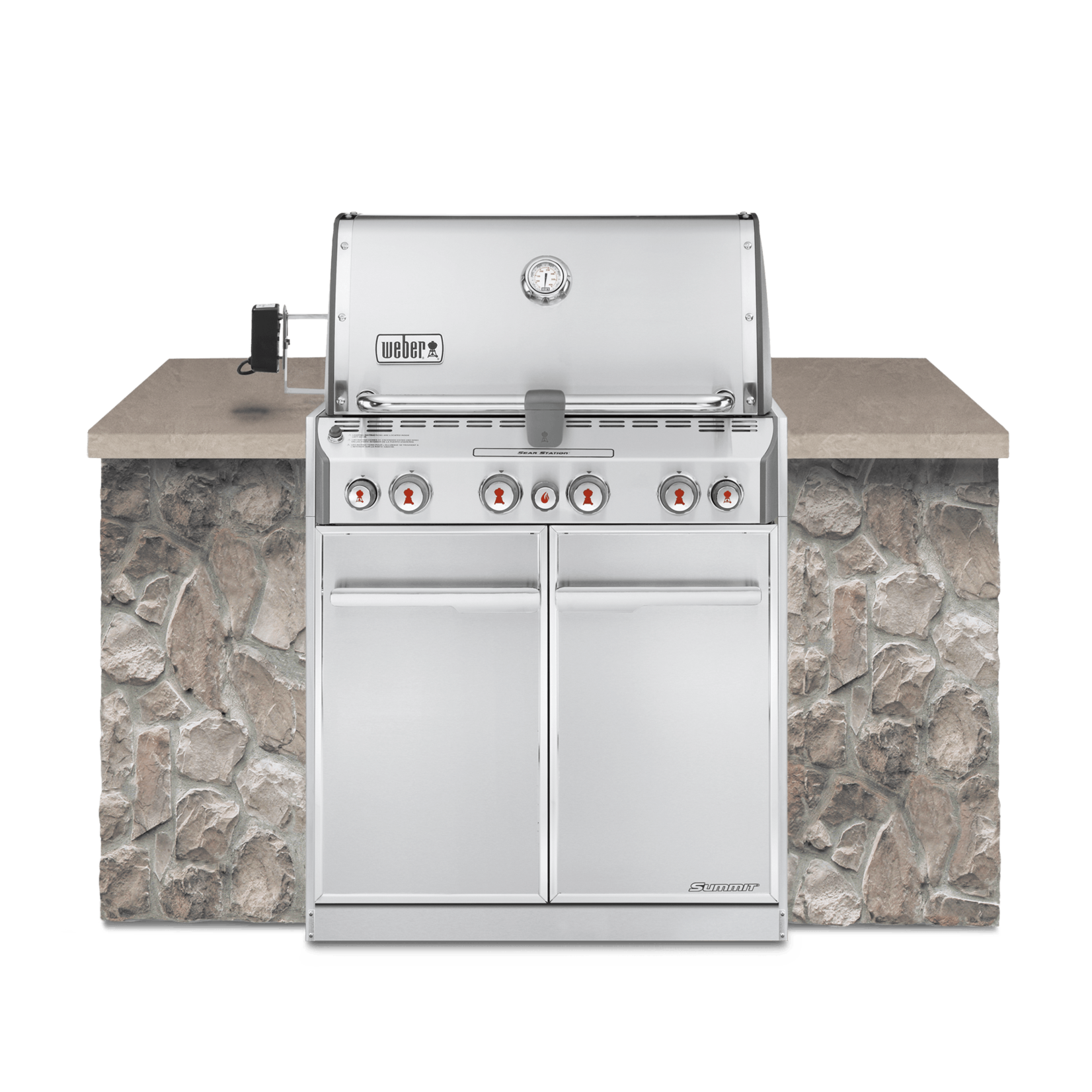 Weber Summit S-460 Built-In Gas Grill LP, SS